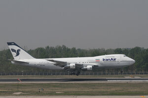 date：2010-05-01;
location：Beijing Capital Intl Airport - ZBAA;
airline：Iran Air - IRA;
registration：EP-IAM;
aircraft：B747-100B