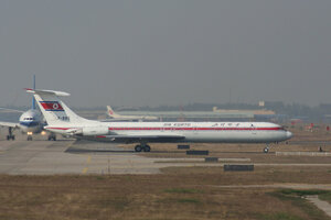 date：2011-10-06;
location：Beijing Capital Intl Airport - ZBAA;
airline：Air Koryo - KOR;
registration：P-885;
aircraft：Ilyushin IL-62M