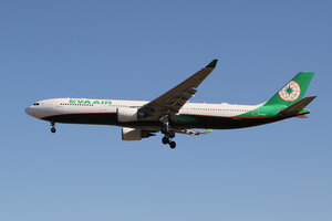 date：2021-11-11;
location：Beijing Capital Intl Airport - ZBAA;
airline：EVA Air - EVA;
registration：B-16337;
aircraft：A330-300