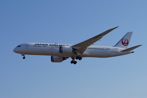 date：2022-01-06;
location：Beijing Capital Intl Airport - ZBAA;
airline：Japan Airlines - JAL;
registration：JA874J;
aircraft：B787-9