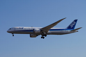 date：2022-01-06;
location：Beijing Capital Intl Airport - ZBAA;
airline：All Nippon Airways - ANA;
registration：JA837A;
aircraft：B787-9