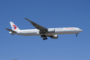 date：2023-04-30;
location：Beijing Capital Intl Airport - ZBAA;
airline：China Eastern Airlines - CES;
registration：B-7868;
aircraft：B777-300ER