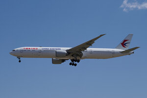 date：2023-04-30;
location：Beijing Capital Intl Airport - ZBAA;
airline：China Eastern Airlines - CES;
registration：B-7365;
aircraft：B777-300ER