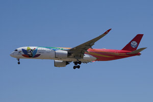 date：2023-04-30;
location：Beijing Capital Intl Airport - ZBAA;
airline：Sichuan Airlines - CSC;
registration：B-304V;
aircraft：A350-900;
remark：Chengdu 2021 FISU World University Games Livery(大运号)