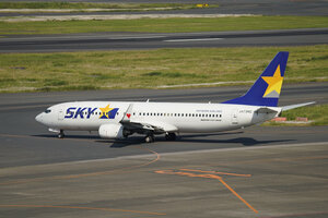 date：2026-05-12;
location：Tokyo Haneda Intl Airport - RJTT;
airline：Skymark Airlines - SKY;
registration：JA73NC;
aircraft：B737-800