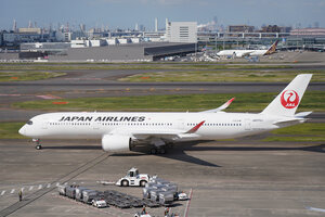 date：2026-05-12;
location：Tokyo Haneda Intl Airport - RJTT;
airline：Japan Airlines - JAL;
registration：JA07XJ;
aircraft：A350-900