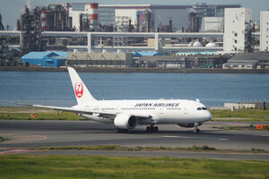 date：2026-05-12;
location：Tokyo Haneda Intl Airport - RJTT;
airline：Japan Airlines - JAL;
registration：JA849J;
aircraft：B787-8