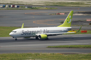 date：2026-05-12;
location：Tokyo Haneda Intl Airport - RJTT;
airline：Solaseed Air - SNJ;
registration：JA804X;
aircraft：B737-800