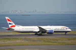 date：2026-05-12;
location：Tokyo Haneda Intl Airport - RJTT;
airline：British Airways - BAW;
registration：G-ZBKB;
aircraft：B787-9