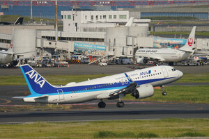 date：2026-05-12;
location：Tokyo Haneda Intl Airport - RJTT;
airline：All Nippon Airways - ANA;
registration：JA211A;
aircraft：A320neo