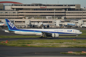date：2026-05-12;
location：Tokyo Haneda Intl Airport - RJTT;
airline：All Nippon Airways - ANA;
registration：JA794A;
aircraft：B777-300ER