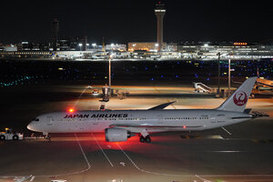 date：2026-05-12;
location：Tokyo Haneda Intl Airport - RJTT;
airline：Japan Airlines - JAL;
registration：JA875J;
aircraft：B787-9