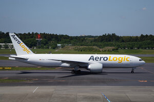 date：2026-05-13;
location：Tokyo Narita Intl Airport - RJAA;
airline：AeroLogic - BOX;
registration：D-AALV;
aircraft：B777F