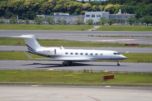 date：2026-05-13;
location：Tokyo Narita Intl Airport - RJAA;
airline：Qatar Executive - QQE;
registration：A7-CGG;
aircraft：Gulstream G650ER