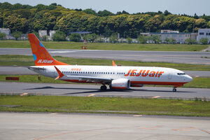 date：2026-05-13;
location：Tokyo Narita Intl Airport - RJAA;
airline：Jeju Air - JJA;
registration：HL8554;
aircraft：B737 MAX 8