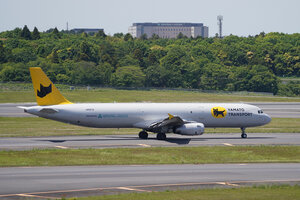 date：2026-05-13;
location：Tokyo Narita Intl Airport - RJAA;
airline：Spring Japan - SJO;
registration：JA82YA;
aircraft：A321-200P2F;
remark：Yamato Transport