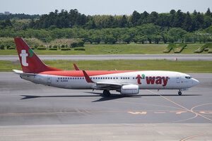 date：2026-05-13;
location：Tokyo Narita Intl Airport - RJAA;
airline：Tway Air - TWB;
registration：HL8056;
aircraft：B737-800