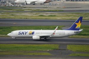 date：2026-05-14;
location：Tokyo Haneda Intl Airport - RJTT;
airline：Skymark Airlines - SKY;
registration：JA73NY;
aircraft：B737-800
