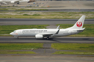 date：2026-05-14;
location：Tokyo Haneda Intl Airport - RJTT;
airline：Japan Transocean Air - JTA;
registration：JA348J;
aircraft：B737-800