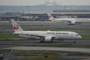 date：2026-05-14;
location：Tokyo Haneda Intl Airport - RJTT;
airline：Japan Airlines - JAL;
registration：JA832J;
aircraft：B787-8