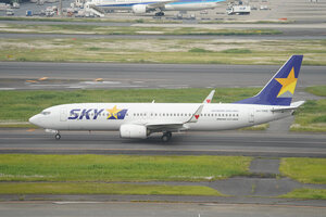 date：2026-05-15;
location：Tokyo Haneda Intl Airport - RJTT;
airline：Skymark Airlines - SKY;
registration：JA73NX;
aircraft：B737-800