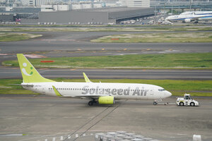 date：2026-05-15;
location：Tokyo Haneda Intl Airport - RJTT;
airline：Solaseed Air - SNJ;
registration：JA67AN;
aircraft：B737-800