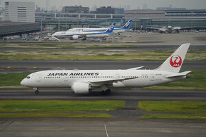 date：2026-05-15;
location：Tokyo Haneda Intl Airport - RJTT;
airline：Japan Airlines - JAL;
registration：JA848J;
aircraft：B787-8