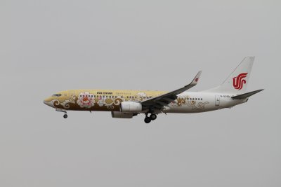 date：2010-02-10location：Beijing Capital Intl Airport - ZBAAairline：Air China - CCAregistration：B-5390aircraft：B737-800remark：Gold Peony Livery(金牡丹号)