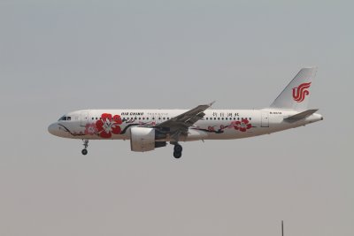 date：2010-02-19location：Beijing Capital Intl Airport - ZBAAairline：Air China - CCAregistration：B-6610aircraft：A320-200remark：Splendid Hubei Livery(锦绣湖北号)