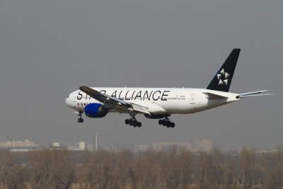 date：2010-02-19location：Beijing Capital Intl Airport - ZBAAairline：United Airlines - UALregistration：N218UAaircraft：B777-200ERremark：Star Alliance Livery