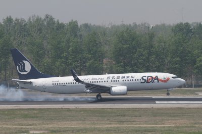 date：2010-05-01location：Beijing Capital Intl Airport - ZBAAairline：Shandong Airlines - CDGregistration：B-5119aircraft：B737-800